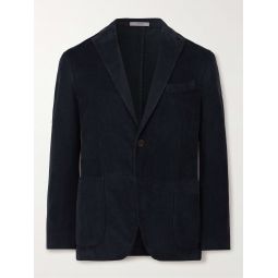 Unstructured Stretch Cotton and Modal-Blend Corduroy Suit Jacket
