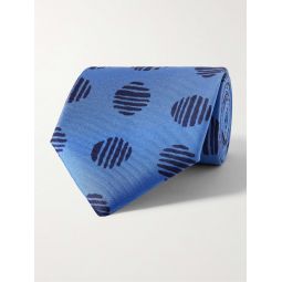 8.5cm Printed Silk-Twill Tie