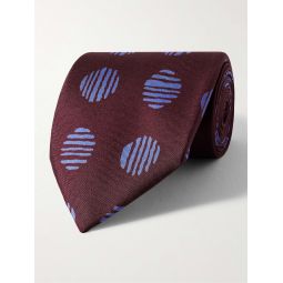 8.5cm Printed Silk-Twill Tie