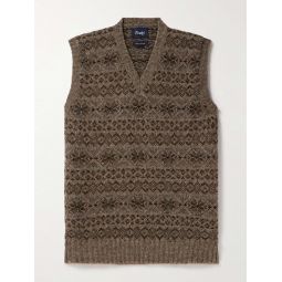 Fair Isle Wool Sweater Vest