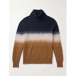 Degrade Wool Rollneck Sweater