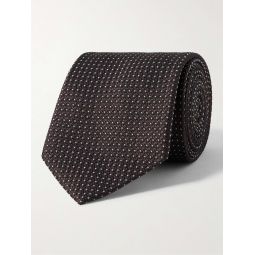 8.5cm Polka Dot Silk-Jacquard Tie