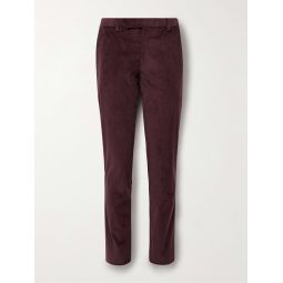 Slim-Fit Cotton-Blend Corduroy Suit Trousers