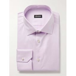 Cotton-Blend Twill Shirt