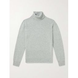 Virgin Wool and Cashmere-Blend Rollneck Sweater