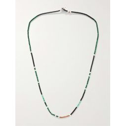 Silver Multi-Stone Beaded Necklace