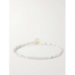Silver and Cord Bracelet