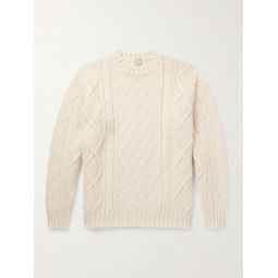 James Cable-Knit Wool Sweater