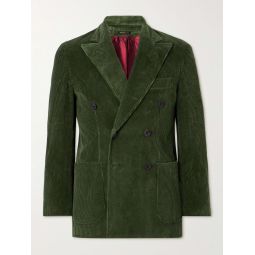 DB6 Double-Breasted Cotton-Corduroy Suit Jacket