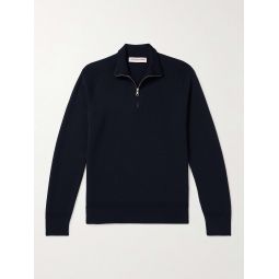 Lennard Merino Wool Half-Zip Sweater