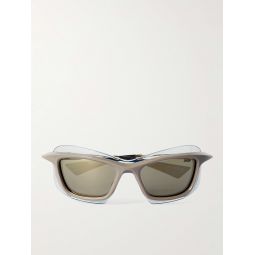 DiorXplorer S1U Acetate Wrap-Around Sunglasses