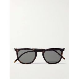 D-Frame Tortoiseshell Recycled-Acetate Sunglasses