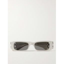 Dynasty Rectangular-Frame Acetate and Silver-Tone Sunglasses