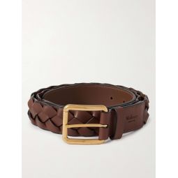 Heritage 3.5cm Braided Leather Belt