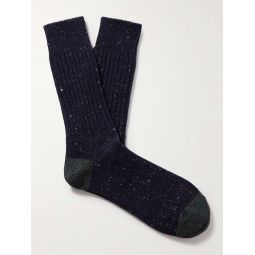 Ribbed-Knit Socks
