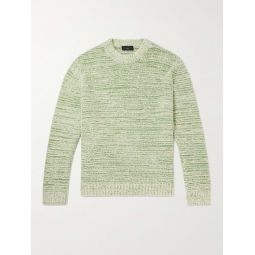 Cotton-Blend Boucle Sweater