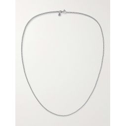 Oxidised Sterling Silver Chain Necklace