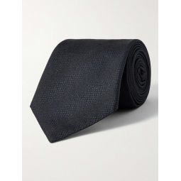 8.5cm Striped Silk-Jacquard Tie