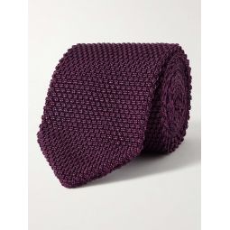 7cm Knitted Silk Tie