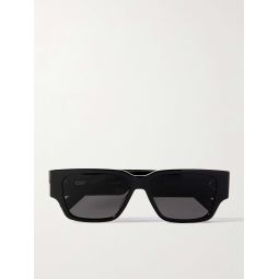 CD Diamond S5I D-Frame Acetate and Silver-Tone Sunglasses