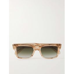 Sand Crystal D-Frame Acetate Sunglasses
