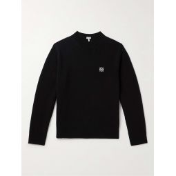 Anagram Logo-Embroidered Wool Sweater