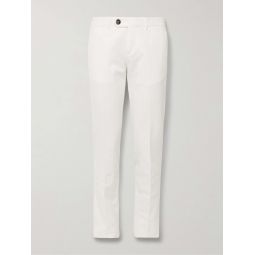 Slim-Fit Cotton-Gabardine Trousers