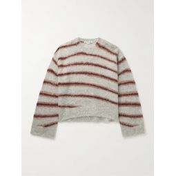 Kwatta Striped Brushed-Knit Sweater