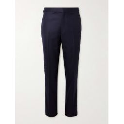 Tapered Wool-Flannel Suit Trousers