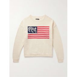 Intarsia Cotton Sweater