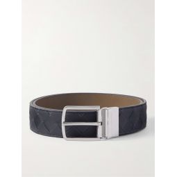 3.5cm Reversible Intrecciato Leather Belt