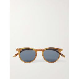 Carlton Sun Round-Frame Tortoiseshell Acetate Sunglasses