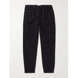 Assembly Straight-Leg Pleated Cotton-Twill Trousers