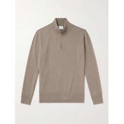 Wade Merino Wool and Cashmere-Blend Half-Zip Sweater