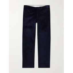 Slim-Fit Cotton-Corduroy Trousers