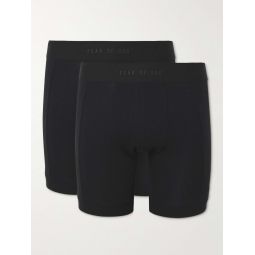 Two-Pack Stretch-Cotton Jersey Boxer Briefs