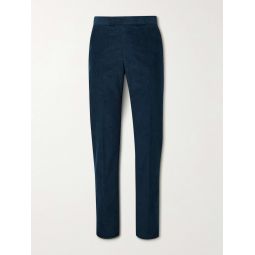 Slim-Fit Cotton-Needlecord Trousers