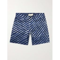 Vathi Mid-Length Printed Shell Swim Shorts