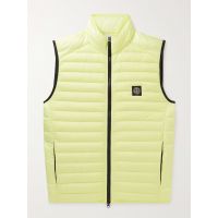 Channel Logo-Appliqued Quilted Shell Down Jacket