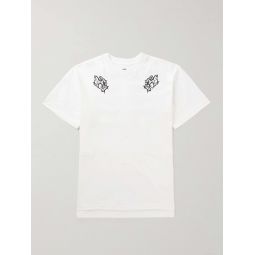 Printed Layered Cotton-Jersey T-Shirt