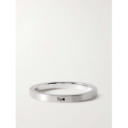 Le 3 Brushed Sterling Silver Ring