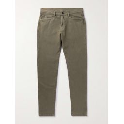 Slim-Fit Garment-Dyed Jeans