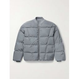 Reflex Oversized Quilted Reflective Shell Down Jacket