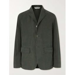 Garment-Dyed Cotton Suit Jacket