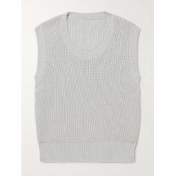 Ribbed Cashmere Sweater Vest