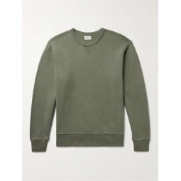 Garment-Dyed Cotton-Jersey Sweatshirt