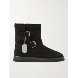 Kenzocozy Shearling-Lined Suede Boots