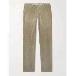 Slim-Fit Stretch Cotton and Modal-Blend Corduroy Trousers