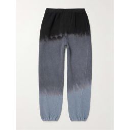 Twist Hand-Dyed Cotton-Fleece Sweatpants