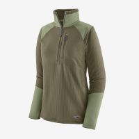 Womens Long-Sleeved R1 Fitz Roy Trout 1/4-Zip GDNG